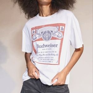 NWOT Men's Budweiser Junk Food Classic Flea Market T-shirt
